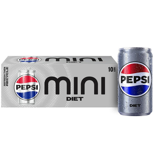 Diet Pepsi soda mini can pack