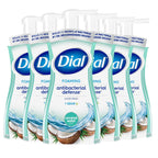 Dial foaming hand soap bottle with aloe vera
