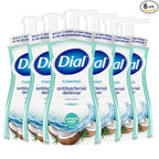 Dial coconut water antibacterial foaming hand wash 6 pack