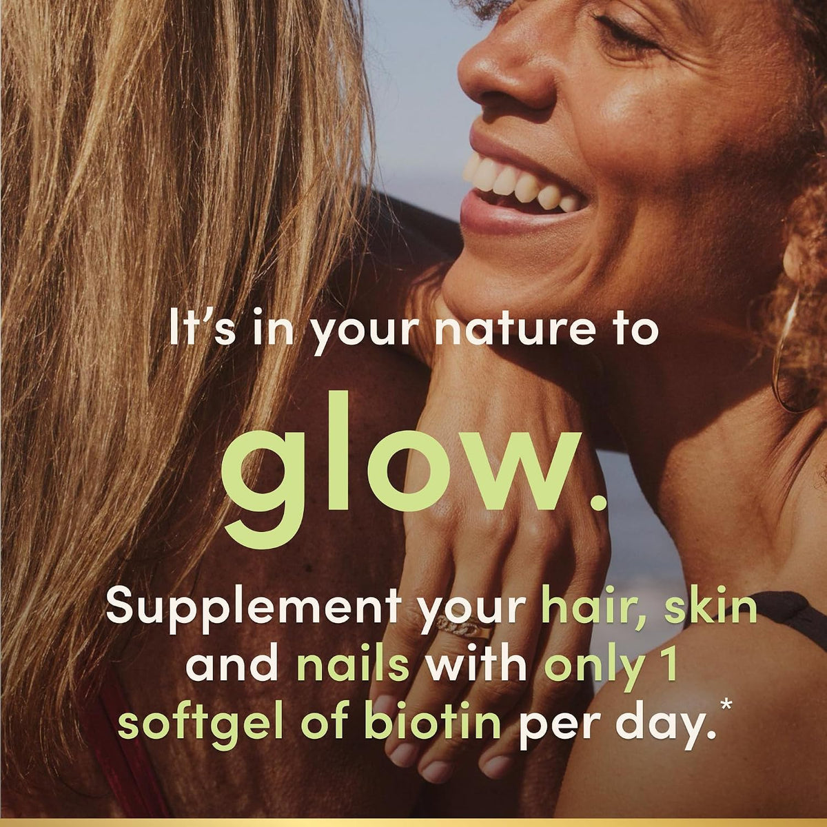 Nature's Bounty rapid release biotin softgels bottle