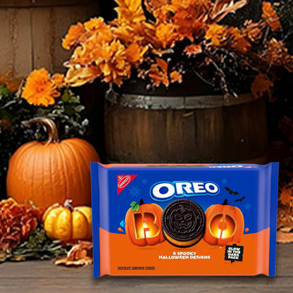 Resealable Oreo Orange Creme Halloween cookie pack