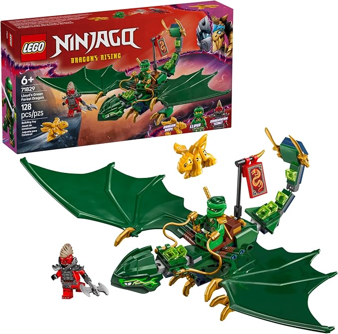 LEGO NINJAGO Lloyd's Green Forest Dragon building toy set