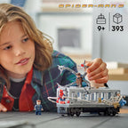 LEGO subway train playset with removable roof