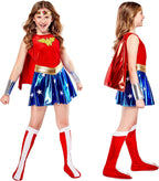 Wonder Woman boot covers and wrist gauntlets