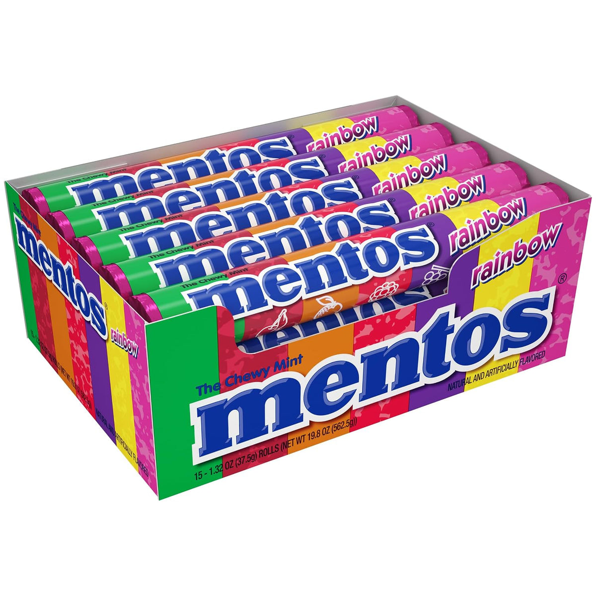 Mentos Rainbow mints made without synthetic colors