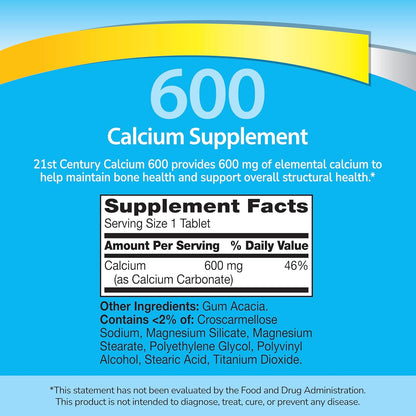 21st Century vegan friendly calcium tablets