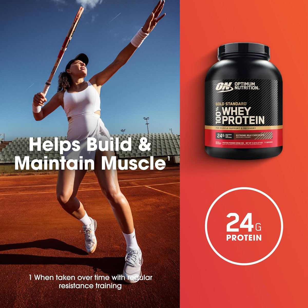 Gold Standard Whey Protein Extreme Milk Chocolate tub