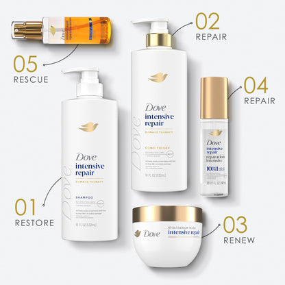 Dove Intensive Repair shampoo for adult hair care