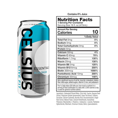 CELSIUS Essentials 16 oz performance energy drink