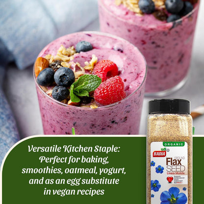 Organic ground flax seed for bread recipes