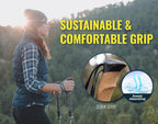 TREKOLOGY Trek-Z hiking poles with tri-fold construction