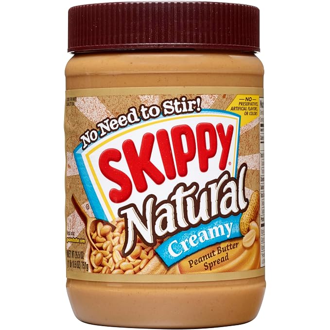 SKIPPY Natural Creamy Peanut Butter Spread 26.5 oz jar