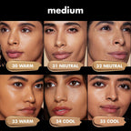 breathable liquid foundation with satin finish