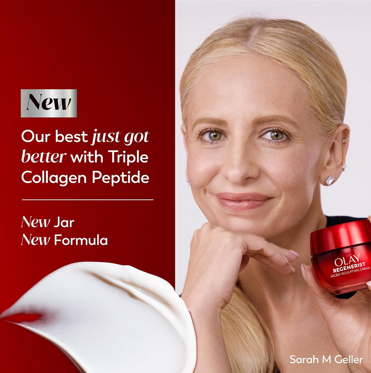 Olay Regenerist cream with peptide hyaluronic acid niacinamide