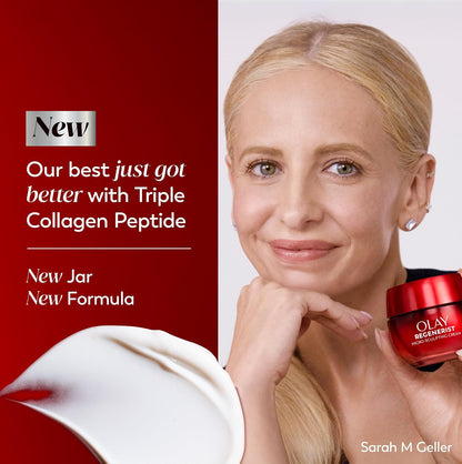 Olay Regenerist cream with peptide hyaluronic acid niacinamide