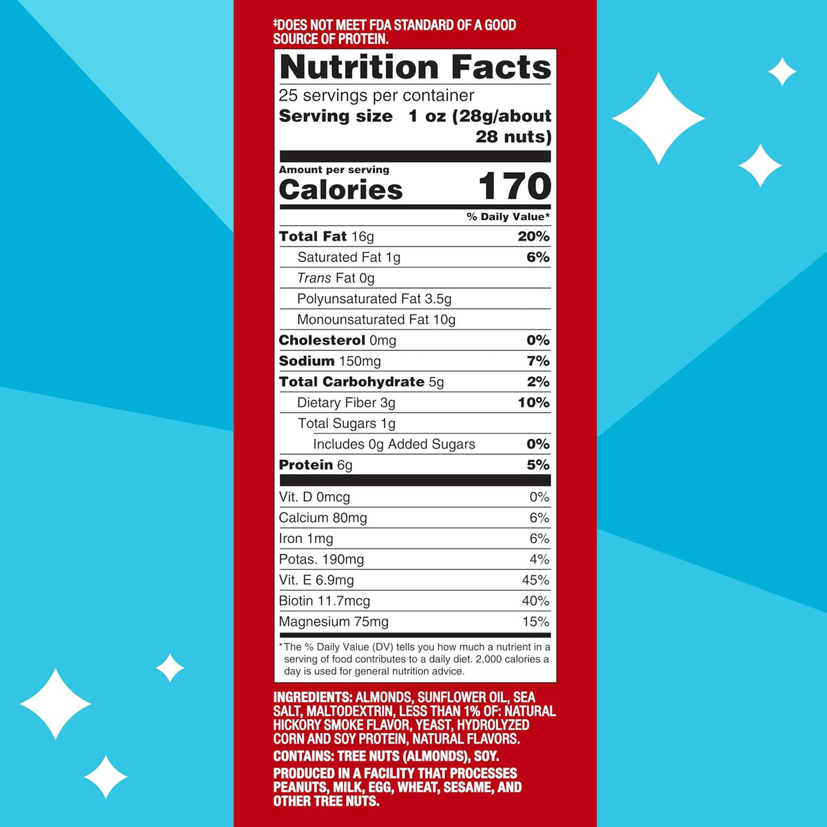 Smokehouse flavored almond snack nuts by Blue Diamond
