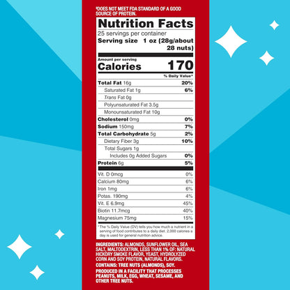 Smokehouse flavored almond snack nuts by Blue Diamond