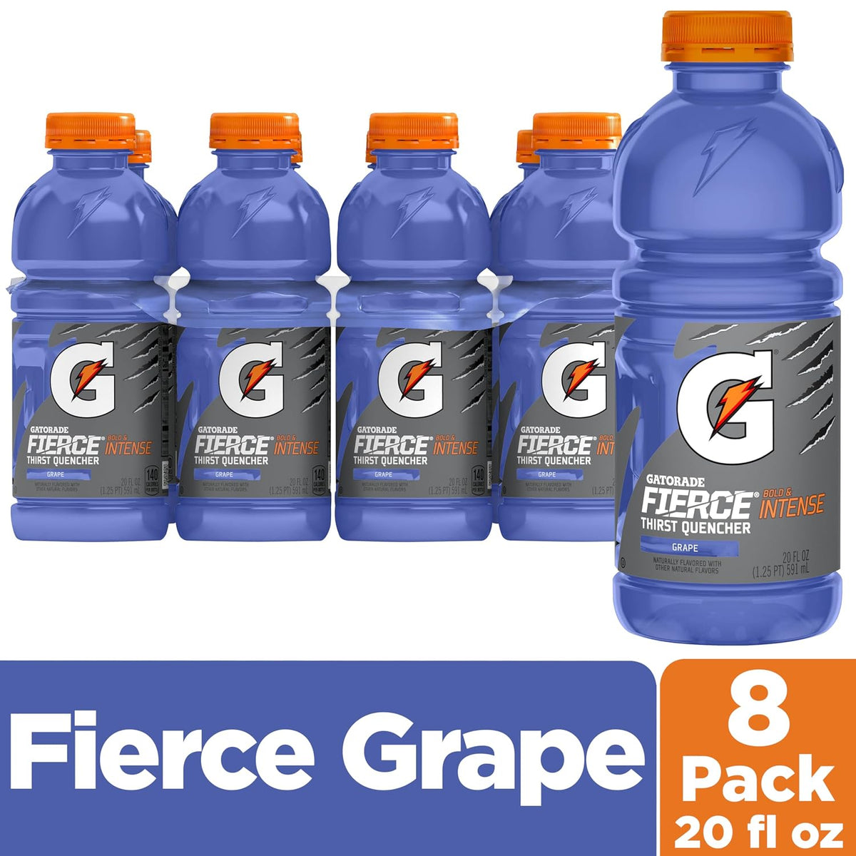Gatorade grape sports drink 20 oz bottles