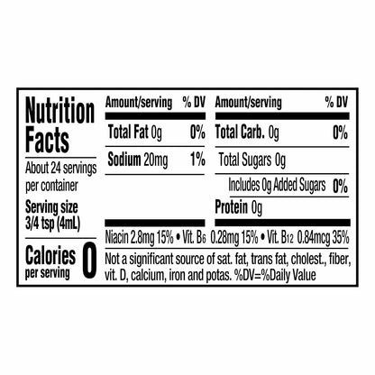 Mio Energy caffeine water flavoring drops