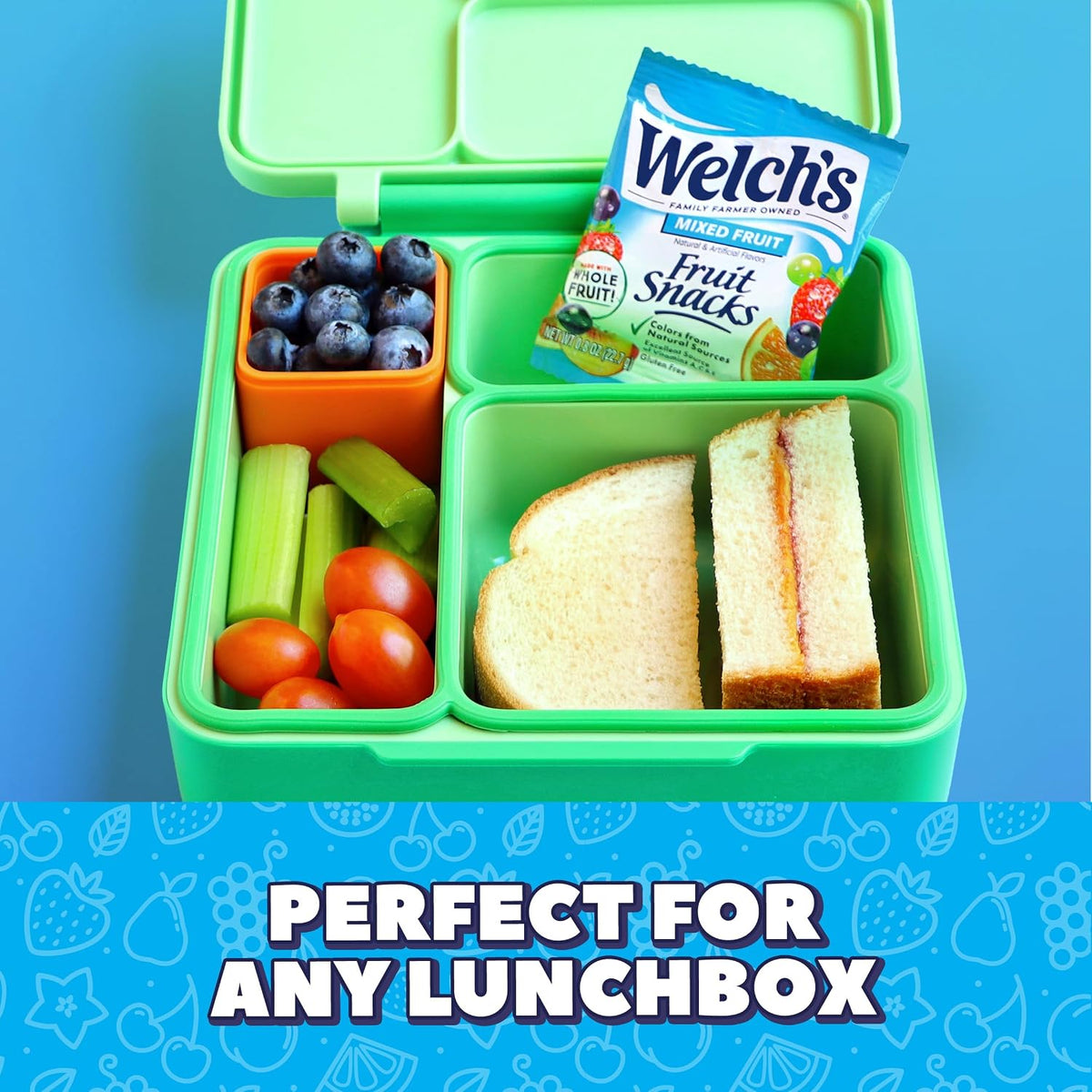 Welch's fruit snacks for lunchboxes and on-the-go snacking