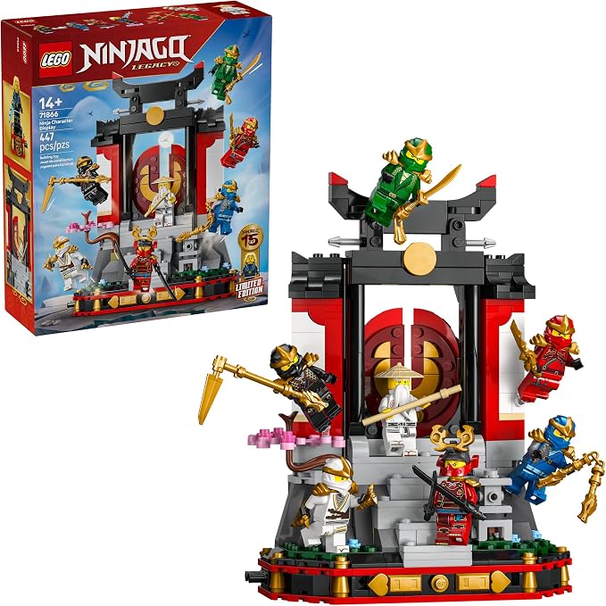 LEGO NINJAGO 15th anniversary display set