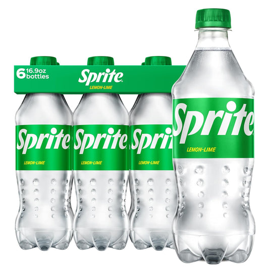 Sprite 16.9 fl oz soft drink bottles