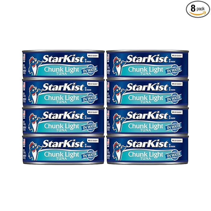 StarKist chunk light tuna in water 8-count pack