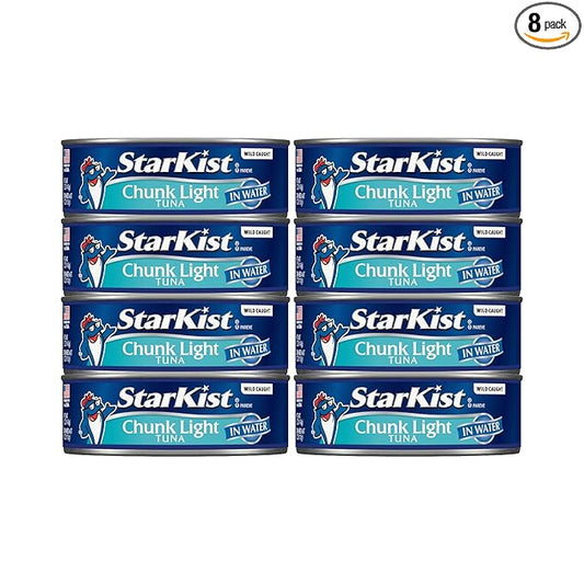 StarKist chunk light tuna in water 8-count pack