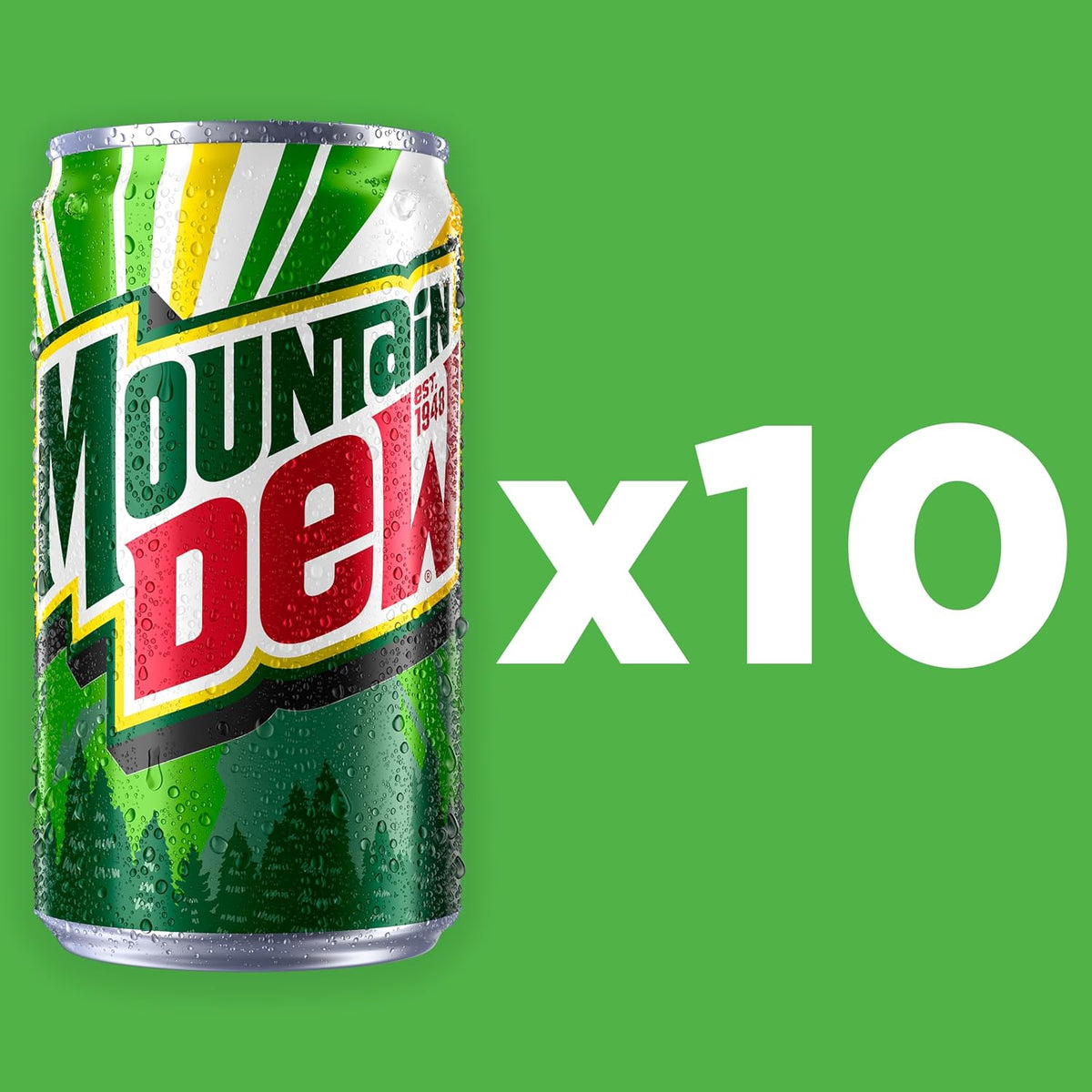 Mountain Dew mini cans for fridge stocking