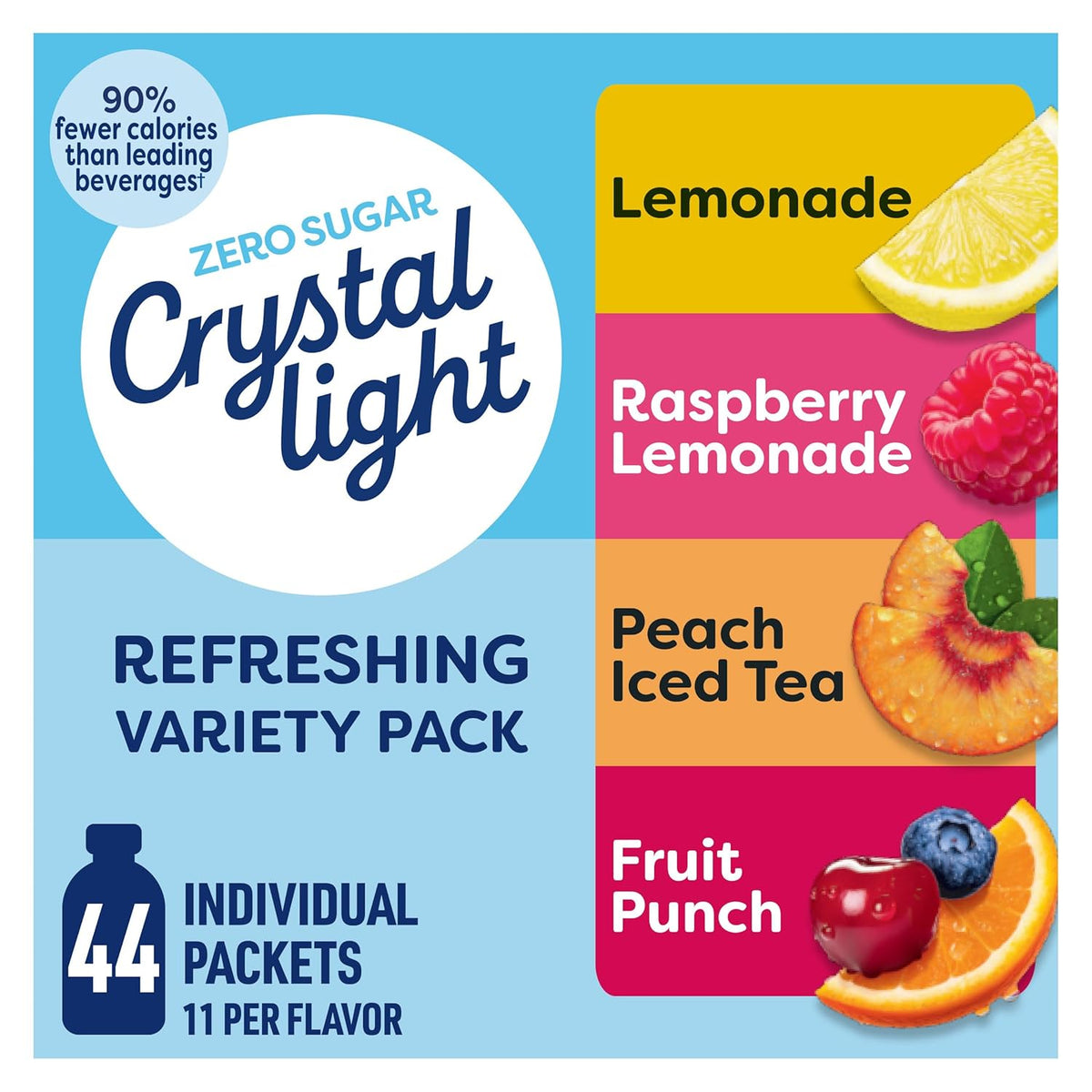 Crystal Light 44 packet drink mix variety pack