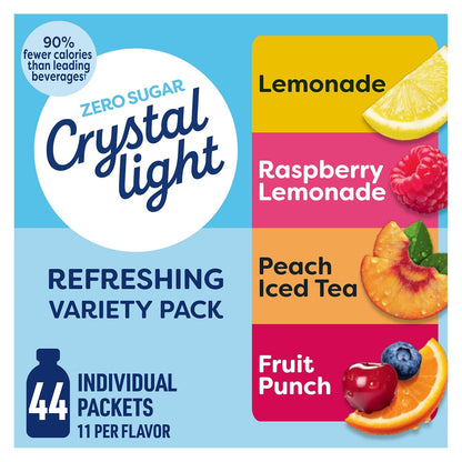 Crystal Light 44 packet drink mix variety pack
