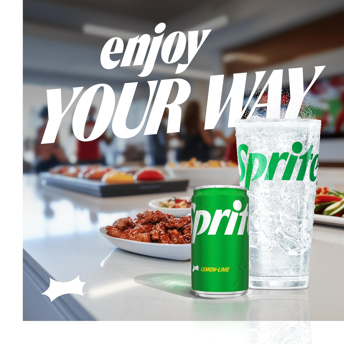 Sprite mini cans 10 pack for refreshments