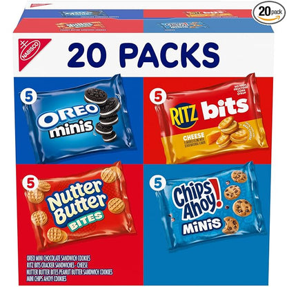NABISCO snacks variety pack 20 count box