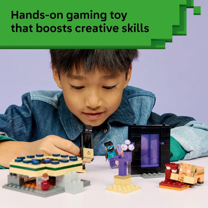 192-piece LEGO Minecraft building set gift
