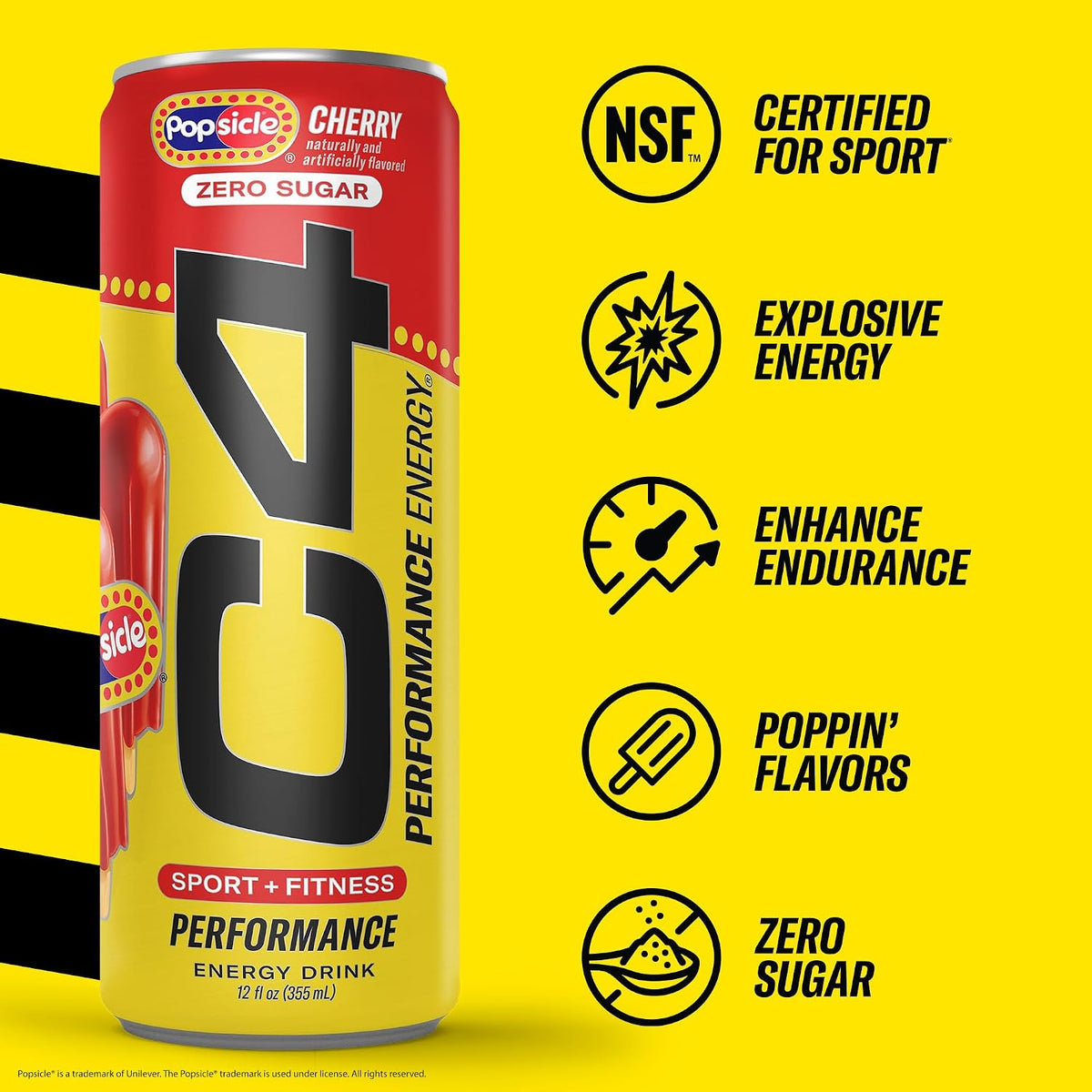 Zero sugar C4 energy drink with 150mg caffeine