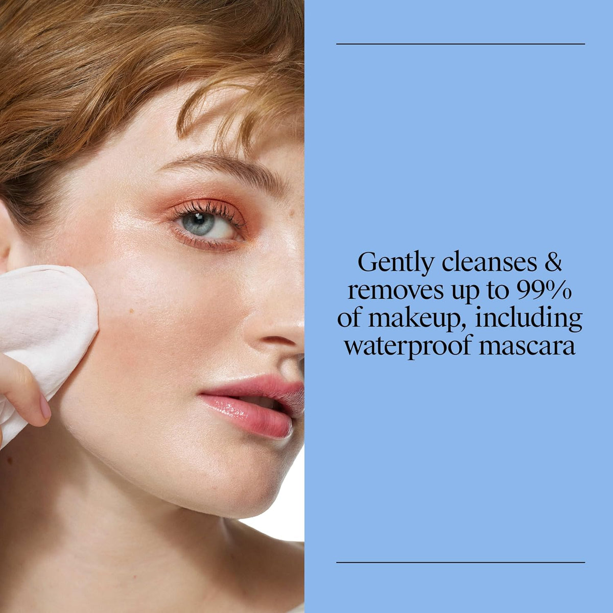 Portable Neutrogena makeup remover wipes pack