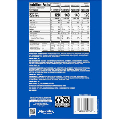 Teddy Grahams honey graham snack pack