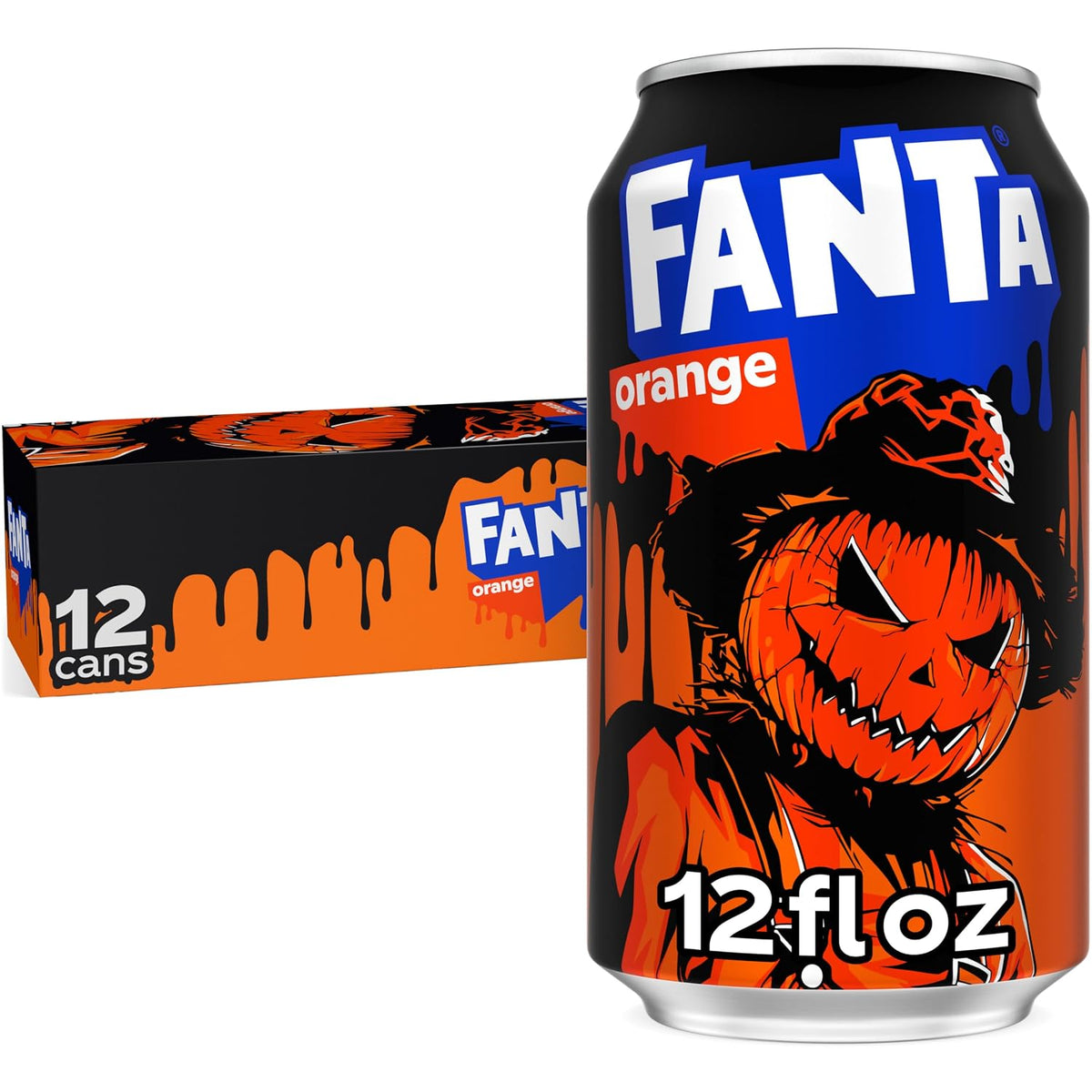 Fanta caffeine-free orange soda, 12 fl oz