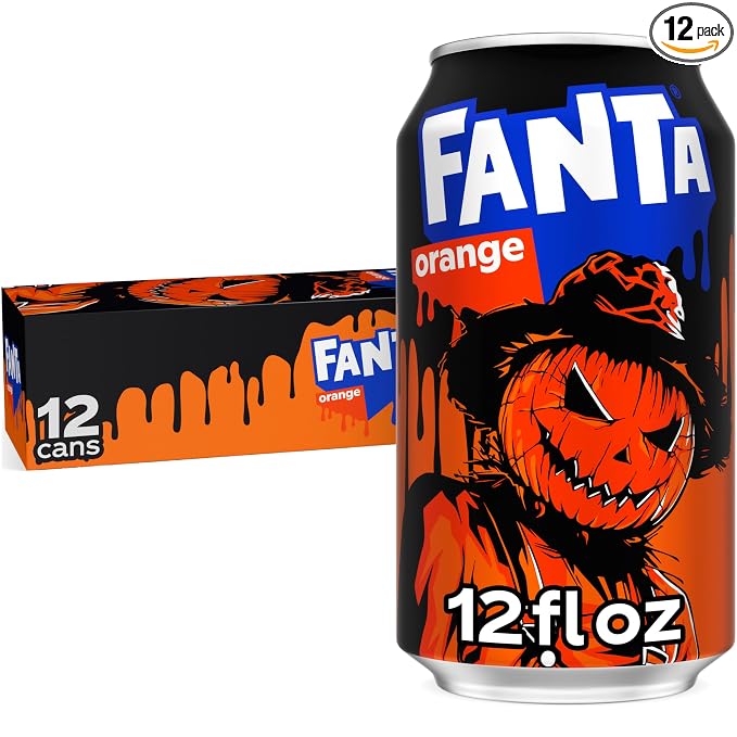 Fanta Orange Soda fruit-flavored soft drink, 12-pack