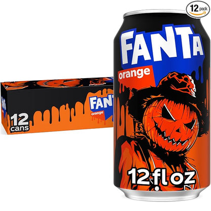Fanta Orange Soda fruit-flavored soft drink, 12-pack