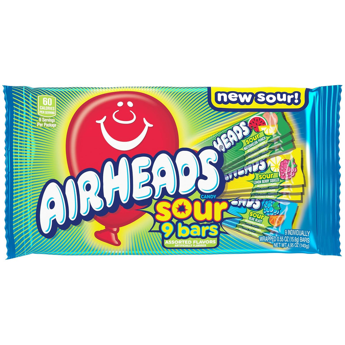 Airheads Sour chewy candy bars for parties and snacks