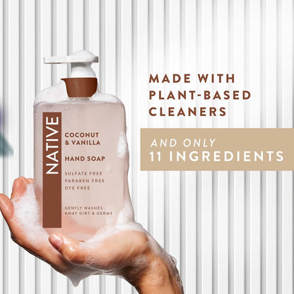 Sulfate and paraben free Native hand soap