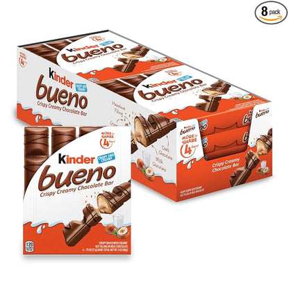 Kinder Bueno Milk Chocolate Bars Halloween 8 pack