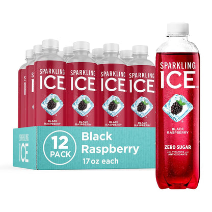 Sparkling Ice Black Raspberry 17 fl oz bottle