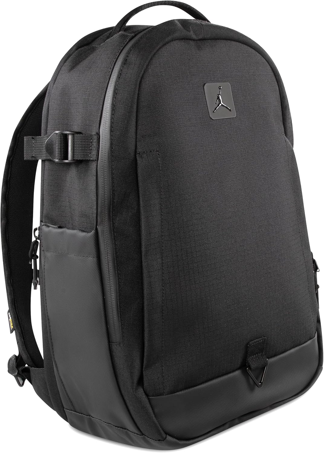 Nike black unisex casual backpack angled view