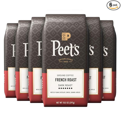 Peet's Coffee French Roast ground coffee, 63 ounces