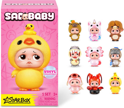 Sad Baby Animals Series 1 mini vinyl figurine box