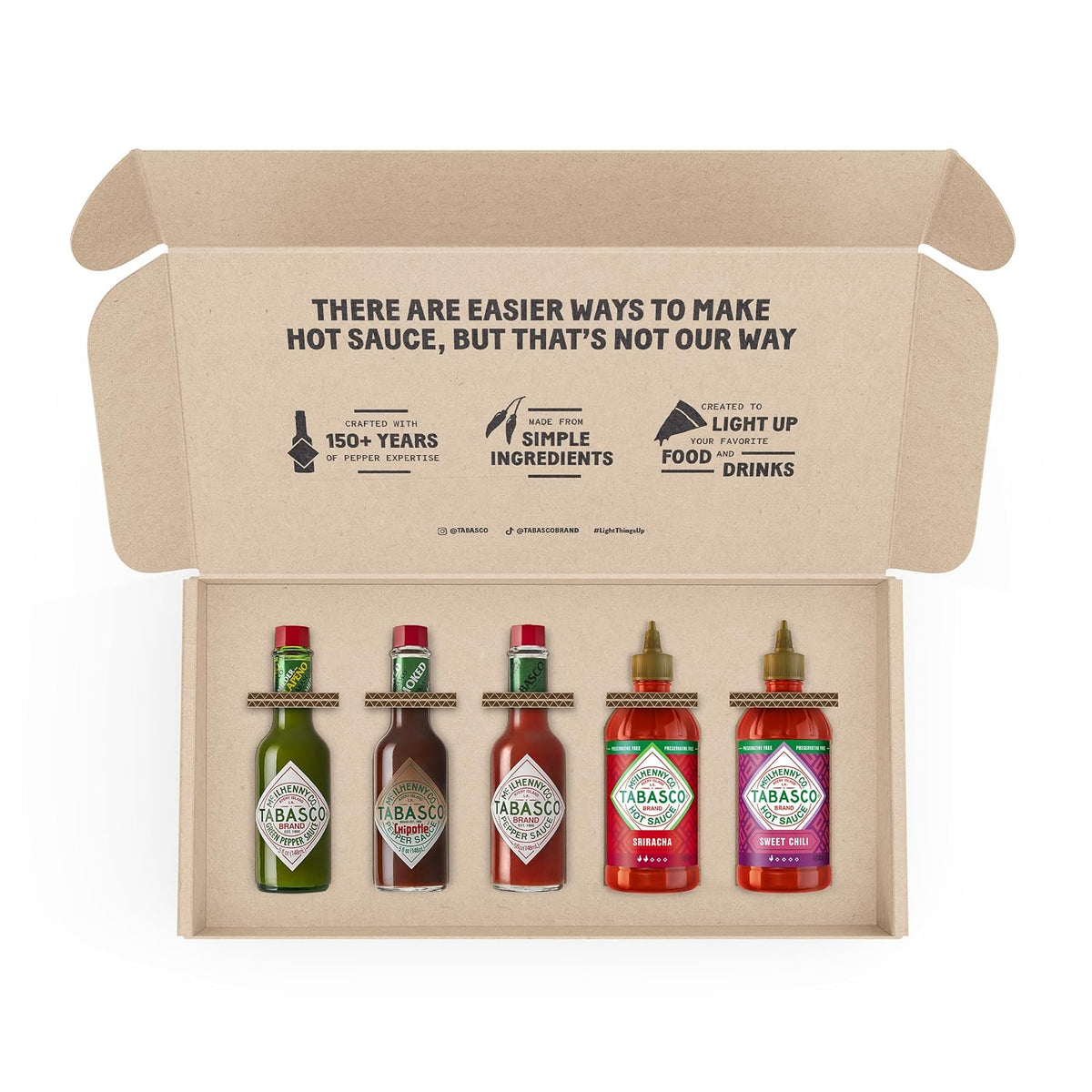TABASCO hot sauce gift set for pantry and entertaining