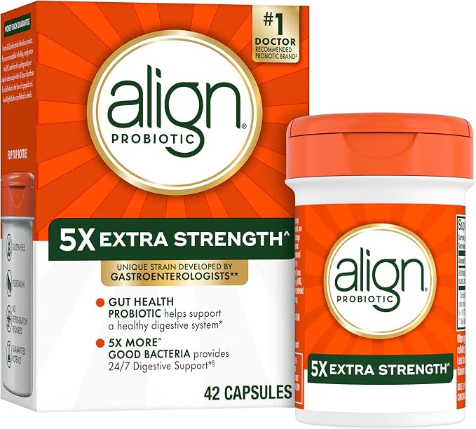Align Extra Strength Probiotic 42 capsule bottle