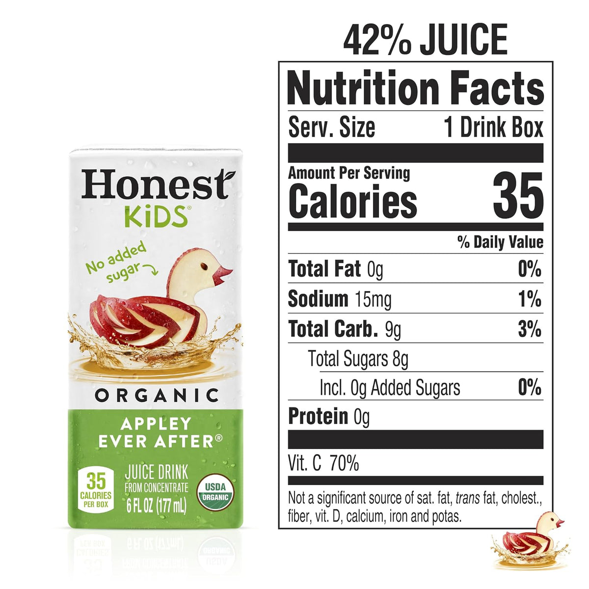Honest Kids Appley Ever After 6 fl oz juice boxes for kids